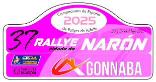 Placa conmemorativa 37ª edición del Rally de Narón